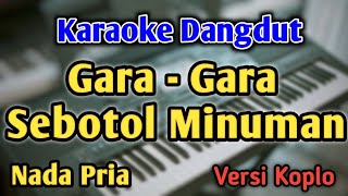 GARA GARA SEBOTOL MINUMAN  KARAOKE  NADA PRIA COWOK  Versi Koplo  Shinta Arsinta [upl. by Akeihsat]