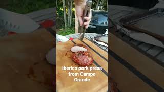 Reverse seared Iberico pork presa from Campo Grande [upl. by Alvan]