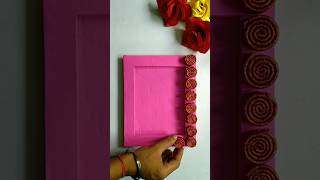 DIY Photo Frame Craft Ideas shorts photoframe youtubeshorts creative craftshiba [upl. by Yengac288]