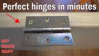 How to cut door hinge like a pro  diy [upl. by Tu]