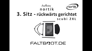 NORTIK SCUBI 2 XL  Installation 3 Sitz rückwärts gerichtet [upl. by Ryle]