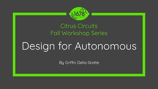 Design For Autonomous  2023 Fall Workshops [upl. by Gayn]