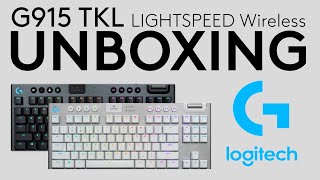 Logitech G915 TKL LIGHTSPEED Wireless Keyboard UNBOXING [upl. by Urbanna]