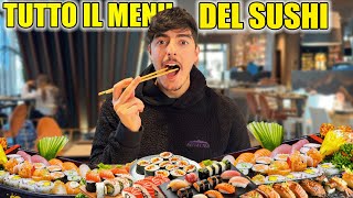 SE MANGI TUTTO IL MENU DEL SUSHI VINCI 1000 EURO NON FATELO [upl. by Dougal378]