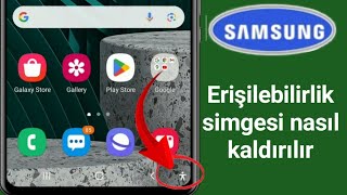 Samsungda Erişilebilirlik Simgesi Nasıl Kaldırılır  Kişi Simgesini Kaldır  Erişilebilirlik Düğmes [upl. by Atterual]