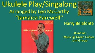 Harry Belafonte  Jamaica Farewell cover Ukulele Play Along  Music At Green Gables [upl. by Stannfield]