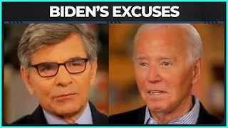 Biden STRUGGLES To Keep His Excuses Straight In Stephanopoulos Interview [upl. by Namlas32]