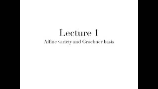 Introduction to Algebraic Geometry Yang Zhang Lecture 13 [upl. by Cotterell]