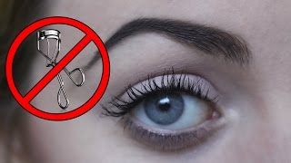 How to Curl Eyelashes WITHOUT an Eyelash Curler [upl. by Tenaej961]