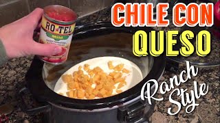 Crock Pot Chile con Queso  simple recipe [upl. by Adraynek109]