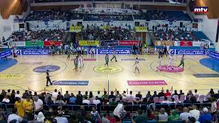 Group Stage Day 2  1st Half  Tunis NT vs Sagesse [upl. by Idnal]