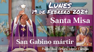 âœ… MISA DE HOY lunes 19 de Febrero 2024  Padre Arturo Cornejo [upl. by Legnalos980]