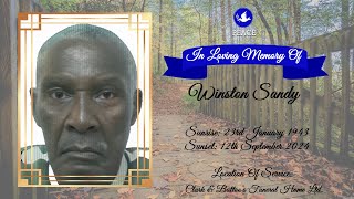 Funeral Tribute Service Of Winston Sandy [upl. by Georgine]