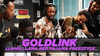 GoldLink Freestyle Llama Llama Red Pajama [upl. by Yelrebmik]