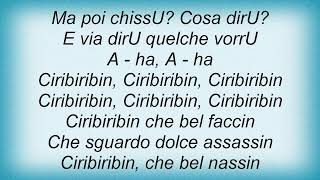 Renato Carosone  Ciribiribin Lyrics [upl. by Lemmie]