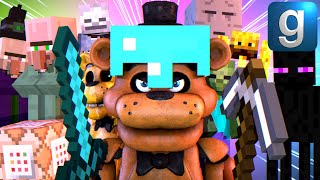 Gmod FNAF Marathon  Freddy In Minecraft Parts 15 [upl. by Hotchkiss]