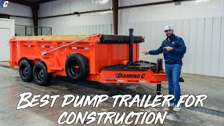 Best Dump Trailer For Construction 🤯  Diamond C [upl. by Royal]