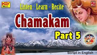 Chamakam  Learn to Chant  Part 5  Shankara Sastrigal  Gurukulam Series  With English Script [upl. by Deppy]