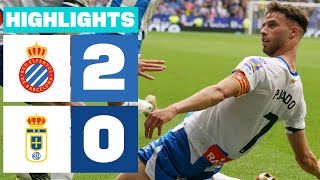 Resumen de RCD Espanyol vs Real Oviedo 20 [upl. by Karoline843]