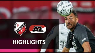 Highlights FC Utrecht  AZ  Eredivisie [upl. by Lutero217]