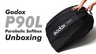 Godox P90L Parabolic Softbox Unboxing  Studio Lighting [upl. by Sirromal998]