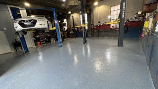 How to diy epoxy floor armorseal 1000hs [upl. by Bibbie482]