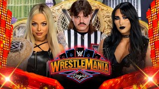 Liv Morgan vs Rhea Ripley Special Guest Referee Dirty Dom World Title Full Match WWE WrestleMania 41 [upl. by Fitzpatrick]