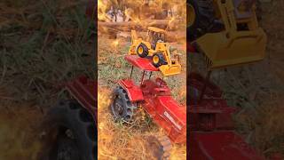 Remote control tractor vs remote wala jcbremote wali tractor jcb John deere gadi remotecontrol [upl. by Enirrok433]