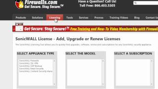 How to Identify and Renew Your SonicWALL License [upl. by Atsirtal574]