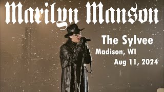 Marilyn Manson  Live at The Slyvee Madison WI Aug 11 2024 [upl. by Anitsyrk]