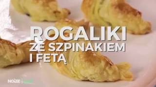 Rogaliki ze szpinakiem i fetą  Noizz Food [upl. by Retsev742]