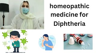 Homeopathic medicine for diphtheria in URDUHINDI diphtheria doctor health homeopathicmedicine [upl. by Jezabella931]