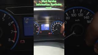 Myvi Service Information Reminder reset [upl. by Aisatsan7]