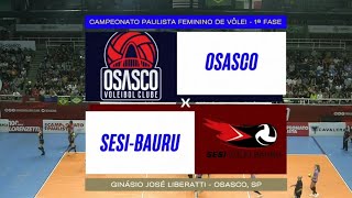 Osasco x Sesi Bauru Campeonato Paulista 2023 [upl. by Ahsyle]