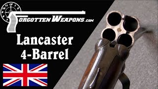 Lancaster FourBarrel Shotgun With DoubleAction Trigger [upl. by Neelloc]