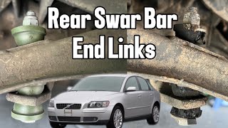 Volvo S40 Rear Sway Bar End Link Replacement [upl. by Rawley]