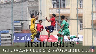 HIGHLIGHTS  CDivision League  Golbazar Club 22 Swoyambhu Club [upl. by Alene]