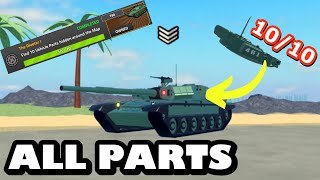 WHERE TO FIND ALL 10 PARTS FOR THE T90 TANK IN ROBLOX MILITARY TYCOON [upl. by Poppas215]