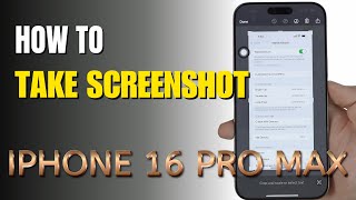 How to Take Screenshot iPhone 16 Pro Max [upl. by Hsiekal]