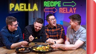 PAELLA Recipe Relay Challenge  Pass It On S2 E6  Sorted Food [upl. by Thompson371]