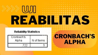 Cara Uji Reliabilitas Cronbachs Alpha dengan SPSS [upl. by Spitzer402]