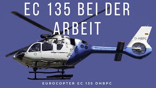 Eurocopter EC 135 Polizei Bayern bei der Arbeit Fenestron Sound Short Movie [upl. by Lehman347]