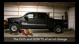 Removing an oil filter the hard way  Duramax oil change [upl. by Elisabetta]