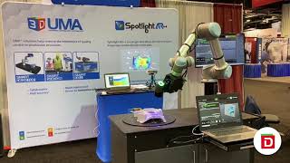 Robotic Inspection and Augmented Reality at Quality Show 2019  3D Infotechs Highlights [upl. by Nolyat602]