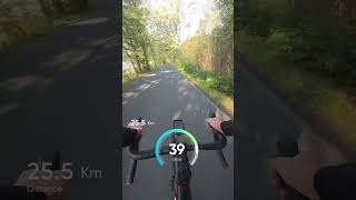 50km Fitness vor der Arbeit  Frische Luft und tief stehende Sonne rennrad cycling roadbike [upl. by Imuy]