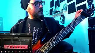 Schecter Omen Elite Multiscale 8 String Guitar REVIEW AND TONE PLAY THROUGH MUST WATCH FOLLOW ME [upl. by Lrem]