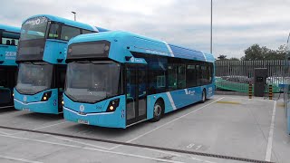 A tour on brand new GB KITE bus Translink ulsterbus 2668 parked at Pennyburn in Derry  Londonderry [upl. by Ahsienahs361]