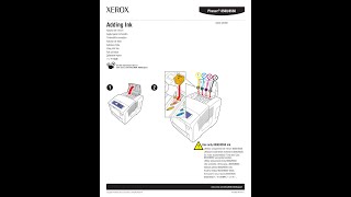 XEROX PHASER 8500 01 PDF MANUAL [upl. by Frisse]