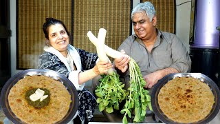 Mooli Ka Paratha  Mooli Paratha  Radish Recipes [upl. by Prasad]