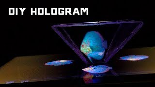 How to Create a Homemade Hologram Projector with Your Smartphone  4k Tutorial [upl. by Eirojram623]